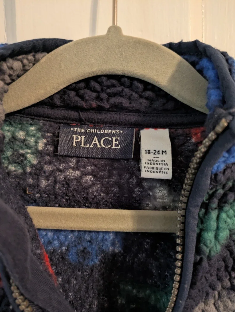 The Children's Place Fleece Car Zip Jacket 18-24 Months